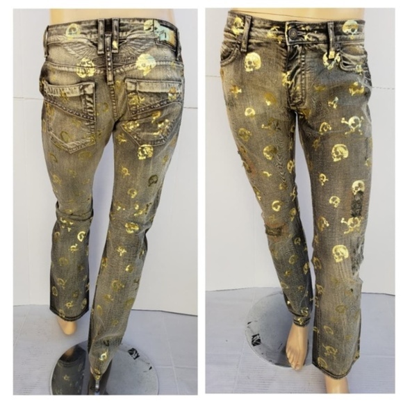 NEW ROBIN'S JEANS Men's Marlon Slim Straight Jeans - Picture 1 of 8